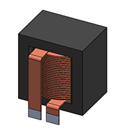 HWI3938 Series Helical Edge Wound (HEW) High Current Inductors